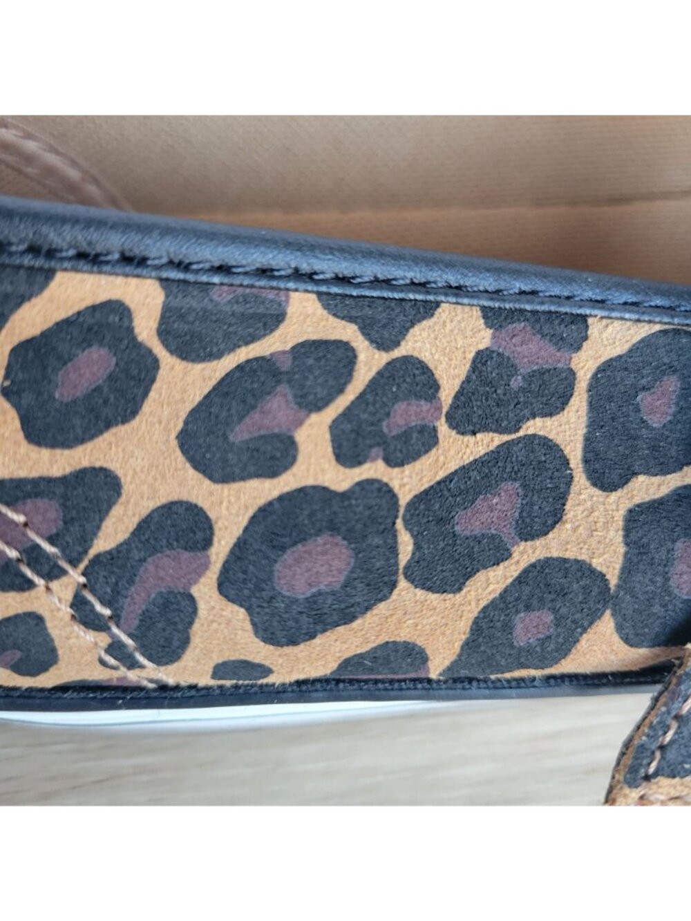 ⭐Converse Dainty Mary Jane Leopard Sz 8 Womens shoes Sneaker Black Brown A17972C - Picture 9 of 9